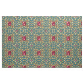 Naadloos gouden patroon met ruby stof (Fat Quarter)