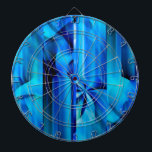 Naadloos grafisch ontwerp - blauw zwart I Dartbord<br><div class="desc">Patroonmenontwerp door EDDA Fröhlich/EDDArt | Mengsels of gekleurde patronen,  texturen,  mozaïeken,  vormen ...  | U mist andere kleuren of producten van dit ontwerp? Neem contact met mij op: contact@eddart.de of kijk hier naar: www.zazzle.com/eddartshop* en hier: www.zazzle.com/prettypatternarts* en hier: www.zazzle.de/eddartiful*</div>