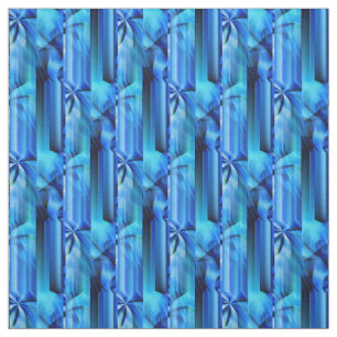 Naadloos grafisch ontwerp - blauw zwart I Stof