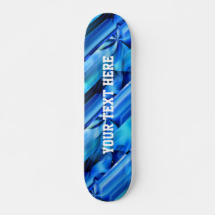 Naadloos Grafisch Ontwerp - blauwe zwarte I Persoonlijk Skateboard
