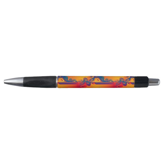 Naadloos grafisch ontwerp - geel rood I Pen (Voorkant)