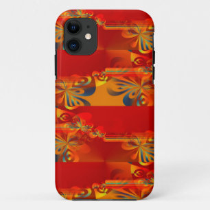 Naadloos grafisch ontwerp - rood sinaasappel I Case-Mate iPhone Case