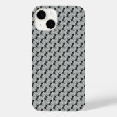 Naadloos grijs patroon Case-Mate iPhone case (Achterkant)