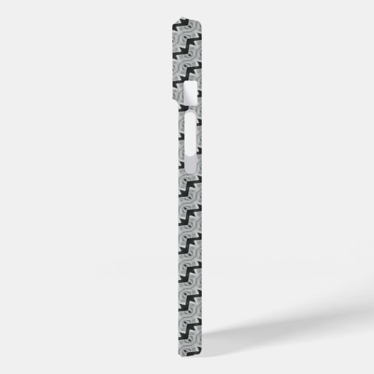 Naadloos grijs patroon Case-Mate iPhone case (Achterkant / Links)