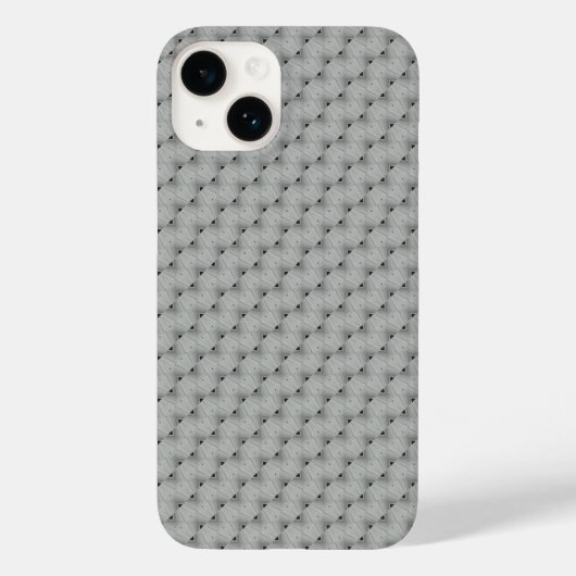 Naadloos grijs patroon Case-Mate iPhone case (Achterkant)