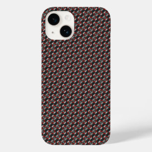 Naadloos grijs patroon Case-Mate iPhone 14 hoesje