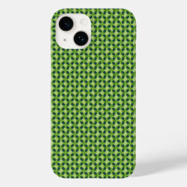 Naadloos groen graspatroon Case-Mate iPhone 14 hoesje