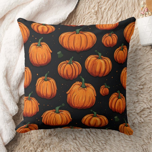 Naadloos Halloween-patroon Kussen (Deken)