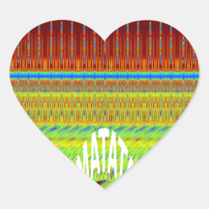 Naadloos Heb een fijne dag en een betere nacht Hart Sticker