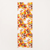 Naadloos helder patroon van exotische Oerwoud faun Yogamat (Voorkant)