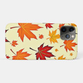 Naadloos herfstloofontwerp Case-Mate iPhone case (Achterkant (horizontaal))