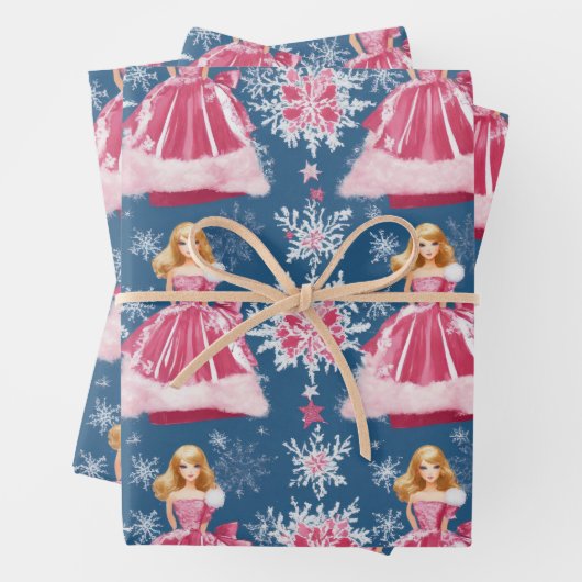 naadloos herhaalbaar patroon van Taylor. Inpakpapier Vel (In situ)