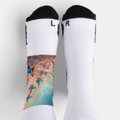 Naadloos herhalend patroon; Afrocentrische Kerstmi Sokken (Top)