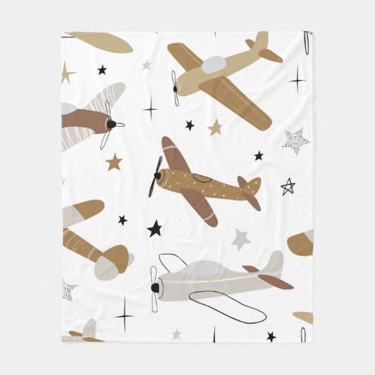 , naadloos herhalende kinderen fleece deken (Voorkant)