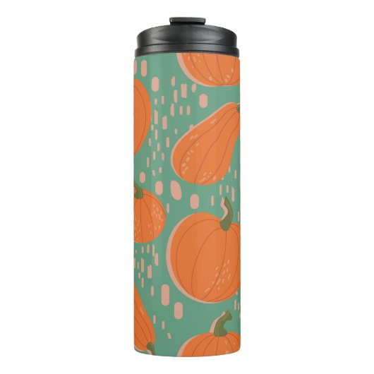 Naadloos herhalingspatroon staal.  ontwerp van thermosbeker (Voorkant)