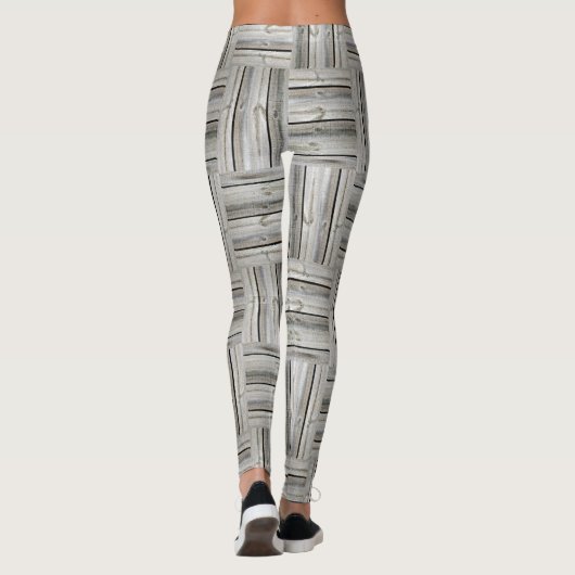 Naadloos houspatroon leggings (Achterkant)