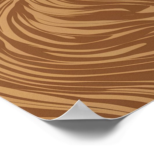 Naadloos houtnerf vectorpatroon poster (Hoek)