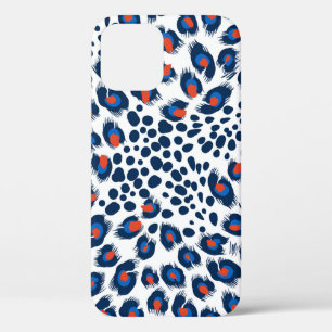 Naadloos huidpatroon met luipaard. Vintage. Case-Mate iPhone Case