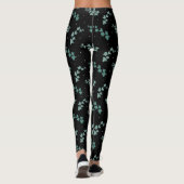Naadloos ijspatroon leggings (Achterkant)