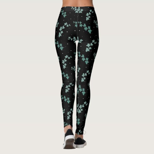 Naadloos ijspatroon leggings (Achterkant)