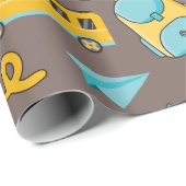 Naadloos inpakpapier: eerste klas school cadeaupapier (Rol Hoek)