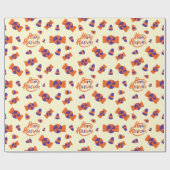 Naadloos inpakpapier met Halloween Candy Corns (Vlak)