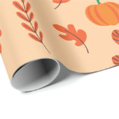 Naadloos inpakpapier voor gezellige herfstdagen (Rol Hoek)