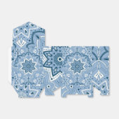 Naadloos Islamic Colorful Blue Bedankdoosjes (Uitgevouwen)