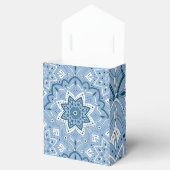 Naadloos Islamic Colorful Blue Bedankdoosjes (Geopend)