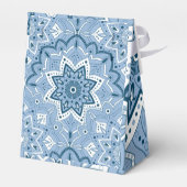 Naadloos Islamic Colorful Blue Bedankdoosjes (Achterkant)