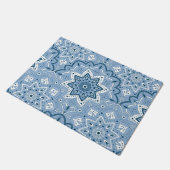 Naadloos Islamic Colorful Blue Deurmat (Schuin)