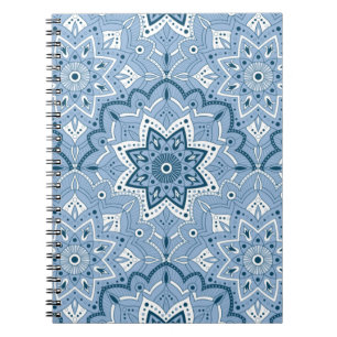 Naadloos Islamic Colorful Blue Notitieboek