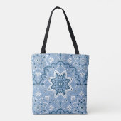 Naadloos Islamic Colorful Blue Tote Bag (Achterkant)