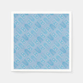 Naadloos Israëlisch paspoortpatroon Servet (Voorkant)