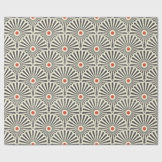 Naadloos japans  patroon op textuurachtergrond cadeaupapier (Vlak)