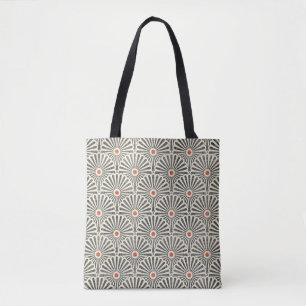 Naadloos japans  patroon op textuurachtergrond tote bag