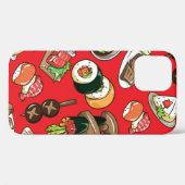 naadloos Japans voedselpatroon Case-Mate iPhone Case (Achterkant (horizontaal))