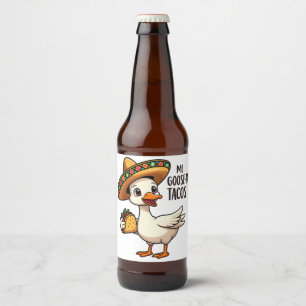Naadloos Jezus-patroon Religie Cadeau Christendom  Bier Etiket