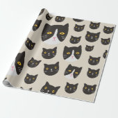 Naadloos kattenpatroon/-naadloos kattenpatroon/ cadeaupapier (Uitgerold)