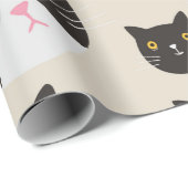 Naadloos kattenpatroon/-naadloos kattenpatroon/ cadeaupapier (Rol Hoek)
