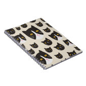 Naadloos kattenpatroon/ notitieboek (Rechterzijde)