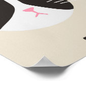 Naadloos kattenpatroon/ poster (Hoek)