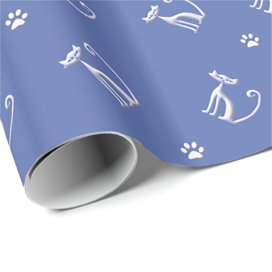 naadloos kattepatroon cadeaupapier (Rol Hoek)