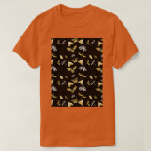 Naadloos Kelesaal Pattern Celestial Moth Pattern T-shirt (Design voorkant)