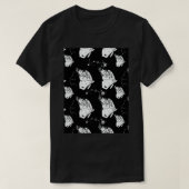 Naadloos Kelesaal Pattern Celestial Moth Pattern T-shirt (Design voorkant)