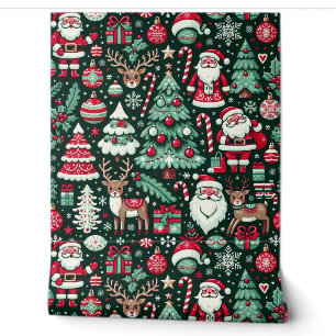Naadloos KERST Behang
