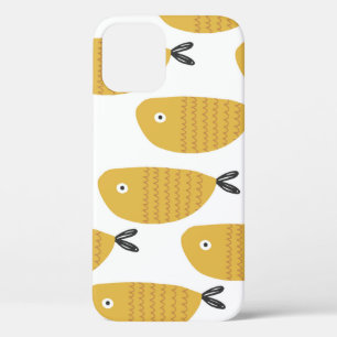 Naadloos kinderachtig patroon met grappige vissen. Case-Mate iPhone case
