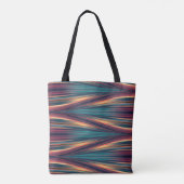 Naadloos kleur stroompatroon op totte tas (Achterkant)