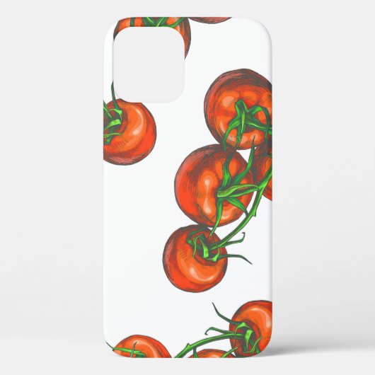 , naadloos kleurenpatroon met verse groenten Case-Mate iPhone case (Achterkant)