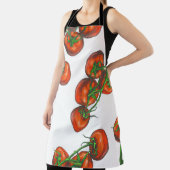 , naadloos kleurenpatroon met verse groenten schort (Insitu)